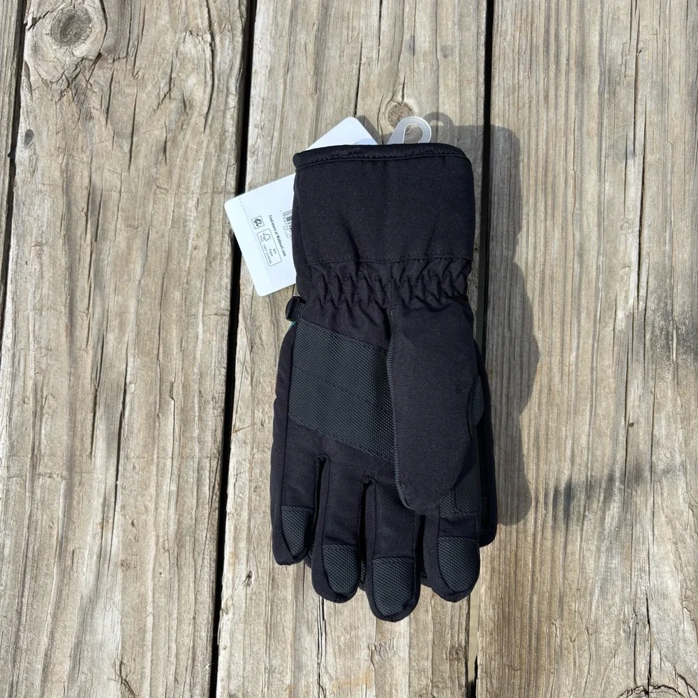 Girls Hybrid winter ski gloves size S/M waterproof sport reflective